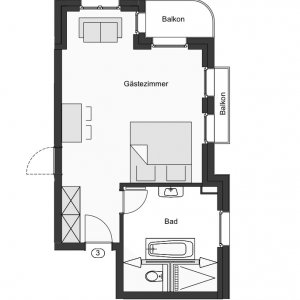 Bild 5/5 Bild 5 von 5 der Galerie "Zimmer 24"