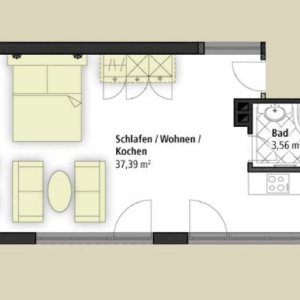 Bild 6/6 Bild 6 von 6 der Galerie "Zimmer 3"